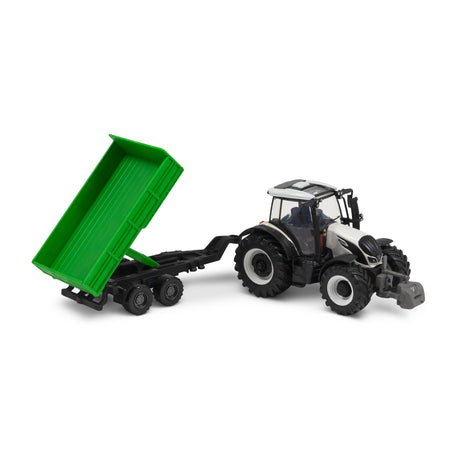 10CM VALTRA M2\Q TRACTOR WITH TIPPING TRAILER