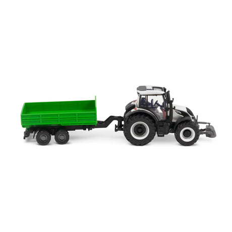 10CM VALTRA M2\Q TRACTOR WITH TIPPING TRAILER