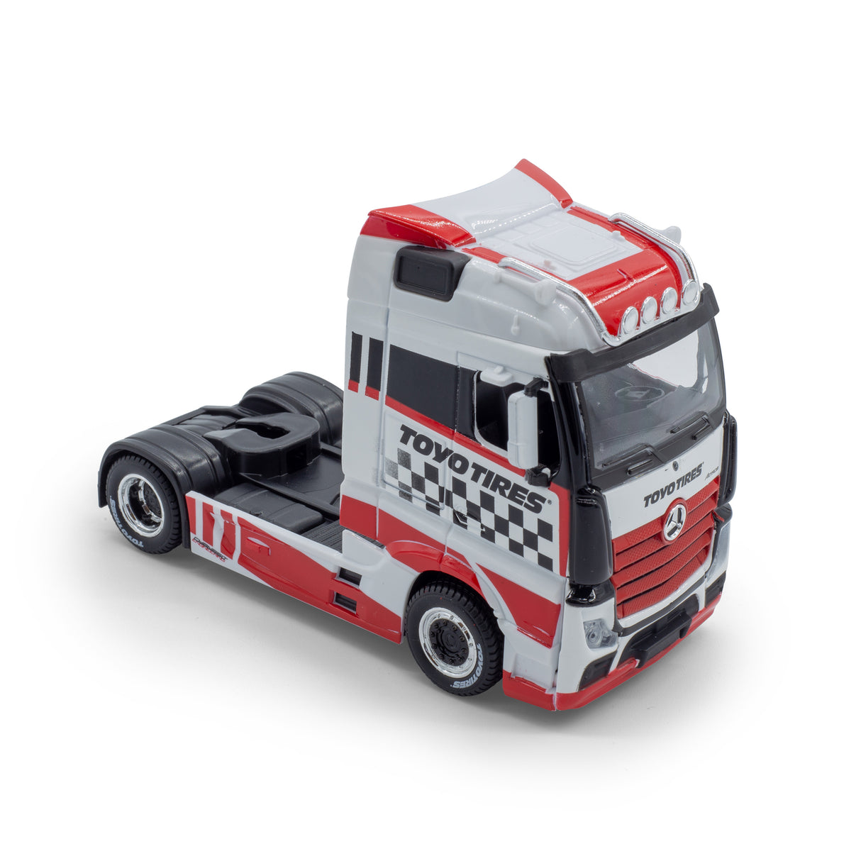 1:43 STREET FIRE HAULERS CUSTOM CABS MB ACTROS GIGASPACE RED