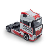 1:43 STREET FIRE HAULERS CUSTOM CABS MB ACTROS GIGASPACE RED