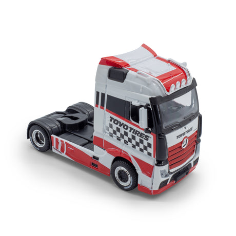 1:43 STREET FIRE HAULERS CUSTOM CABS MB ACTROS GIGASPACE RED