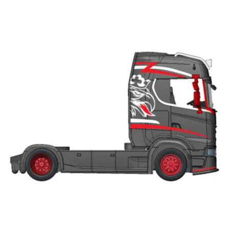1:43 STREET FIRE HAULERS CUSTOM CABS SCANIA S730 BLACK