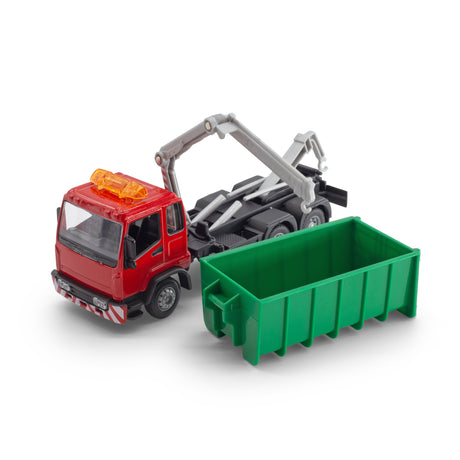 MUNICIPLE VEHICLES LORRY WITH HOOK LIFT AND CRANE