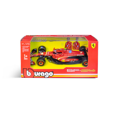 1:43 F1 2024 FERRARI SF-24 SAINZ IN 12PC DISPENSER