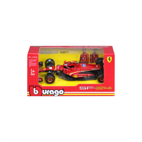 1:43 F1 2024 FERRARI SF-24 SAINZ IN 12PC DISPENSER