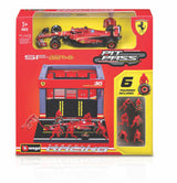 1:43 F1 FERRARI SF-24 2024 PIT PASS DIORAMA LECLERC