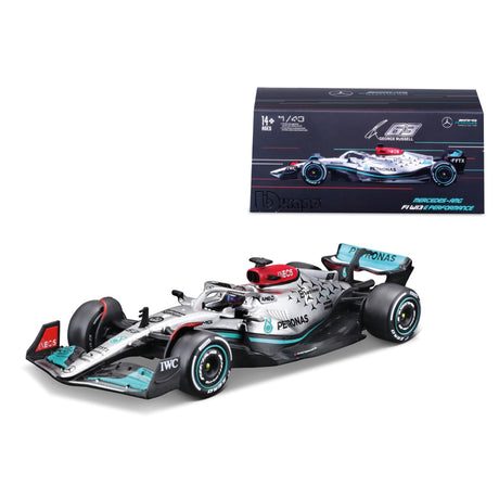 1:43 F1 MB W13 E PERFORMANCE 2022 WITH HELMET RUSSELL
