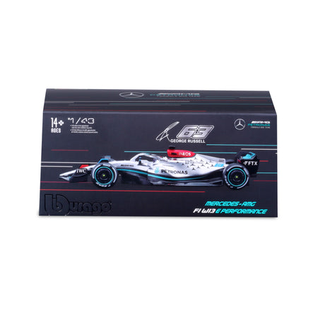 1:43 F1 MB W13 E PERFORMANCE 2022 WITH HELMET RUSSELL