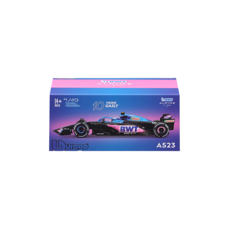 1:43 F1 BWT ALPINE F1 TEAM A523 2023 WITH HELMET GASLY
