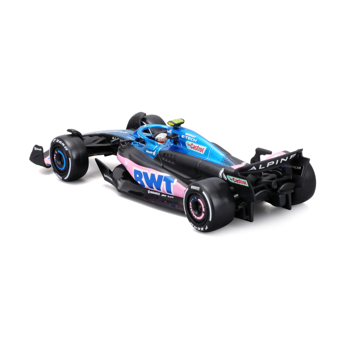 1:43 F1 BWT ALPINE F1 TEAM A523 2023 WITH HELMET GASLY