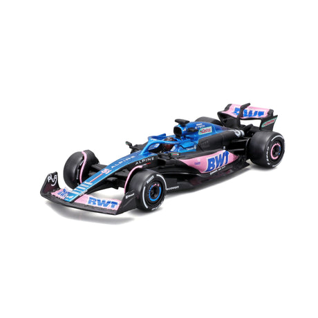 1:43 F1 BWT ALPINE F1 TEAM A523 2023 WITH HELMET OCON