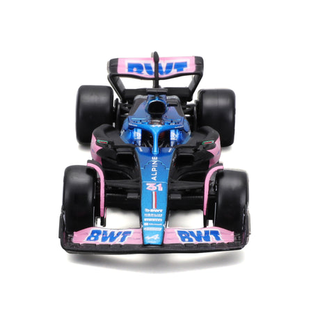 1:43 F1 BWT ALPINE F1 TEAM A523 2023 WITH HELMET OCON