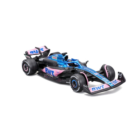 1:43 F1 BWT ALPINE F1 TEAM A523 2023 WITH HELMET OCON
