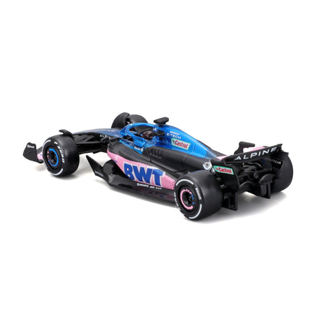 1:43 F1 BWT ALPINE F1 TEAM A523 2023 WITH HELMET OCON