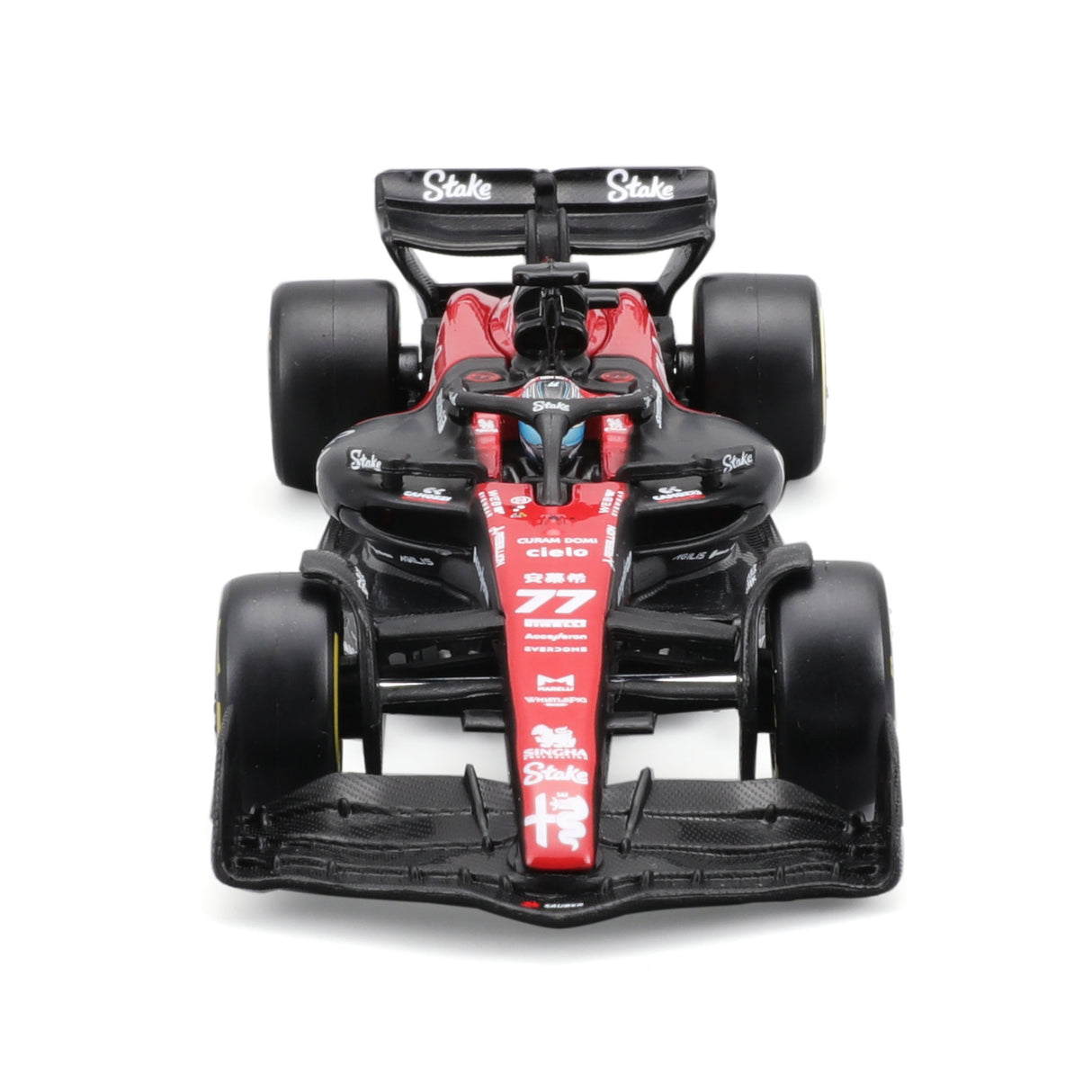 1:43 F1 ALFA ROMEO TEAM STAKE C43 2023 WITH HELMET BOTTAS