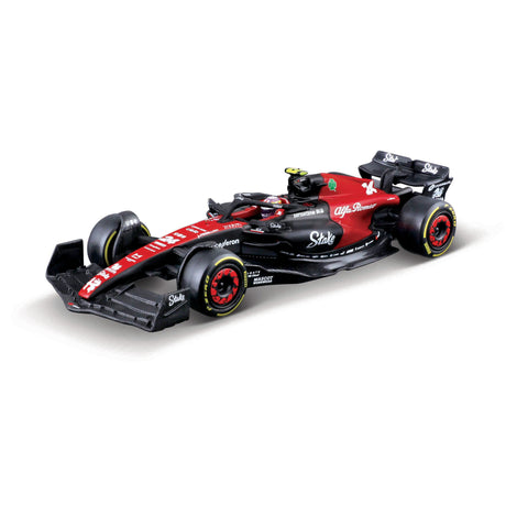 1:43 F1 ALFA ROMEO TEAM STAKE C43 2023 WITH HELMET ZHOU