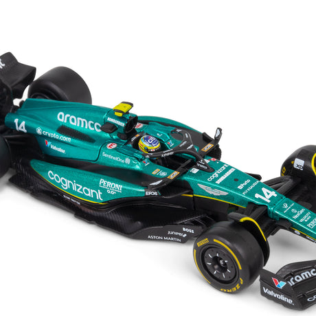 1:43 F1 ASTON MARTIN 2023 AMR23 WITH HELMET ALONSO