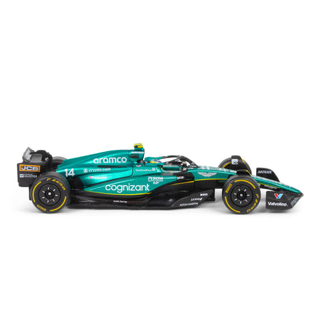 1:43 F1 ASTON MARTIN 2023 AMR23 WITH HELMET ALONSO