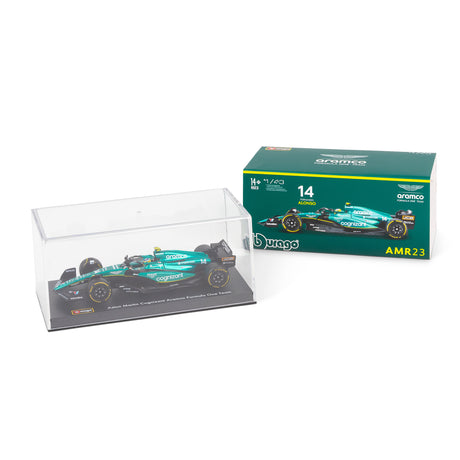 1:43 F1 ASTON MARTIN 2023 AMR23 WITH HELMET ALONSO