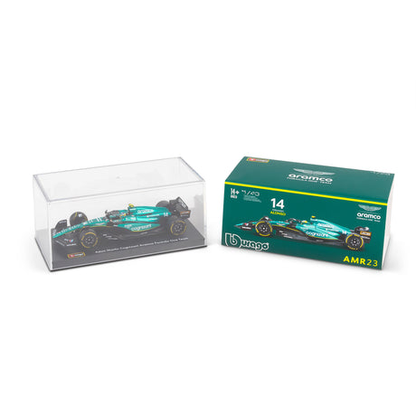 1:43 F1 ASTON MARTIN 2023 AMR23 WITH HELMET ALONSO