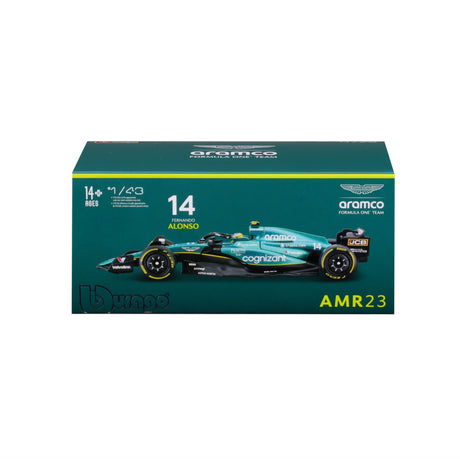1:43 F1 ASTON MARTIN 2023 AMR23 WITH HELMET ALONSO