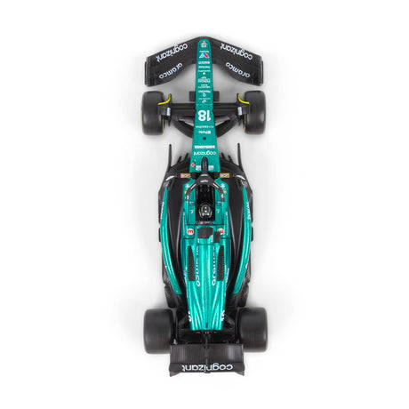 1:43 F1 ASTON MARTIN 2023 AMR23 WITH HELMET STROLL