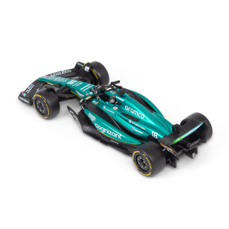 1:43 F1 ASTON MARTIN 2023 AMR23 WITH HELMET STROLL