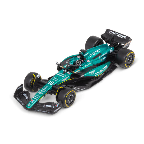 1:43 F1 ASTON MARTIN 2023 AMR23 WITH HELMET STROLL