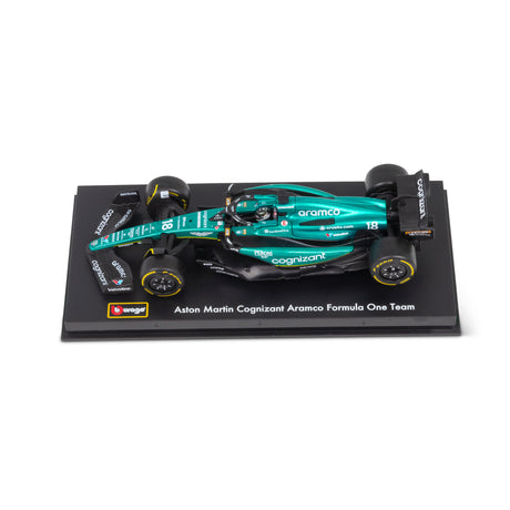1:43 F1 ASTON MARTIN 2023 AMR23 WITH HELMET STROLL