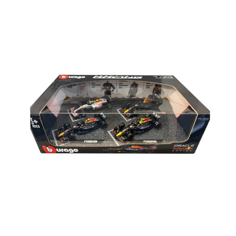 1:43 F1 RED BULL RACING 4Pk MAX VERSTAPPEN CHAMPION SET
