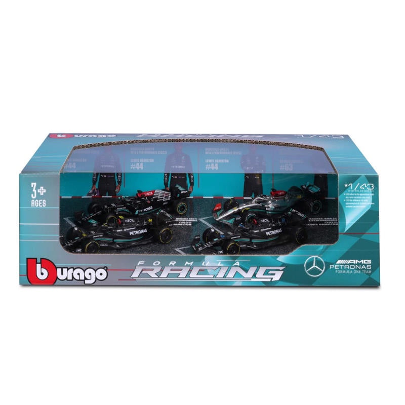 1:43 F1 MB 4Pk BRITISH GP LEWIS HAMILTON SET