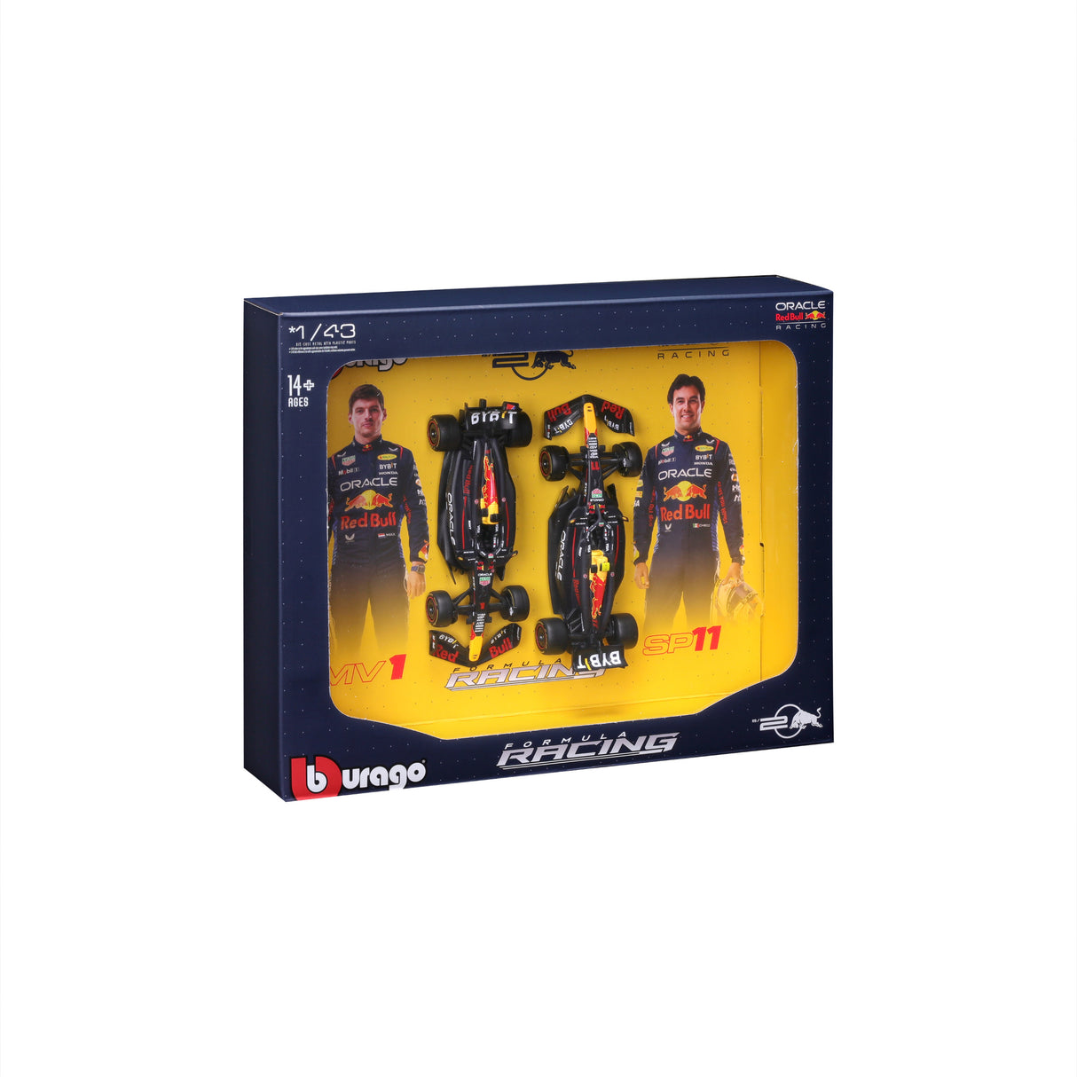 1:43 F1 RED BULL RACING RB20 2024 TWO PACK VERSTAPPEN AND PEREZ