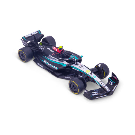 1:43 F1 MERCEDES AMG W15 2024 HAMILTON IN 12PC DISPENSER
