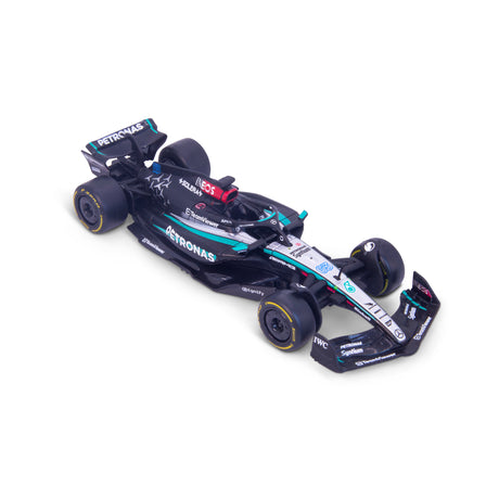 1:43 F1 MERCEDES AMG W15 2024 RUSSELL IN 12PC DISPENSER
