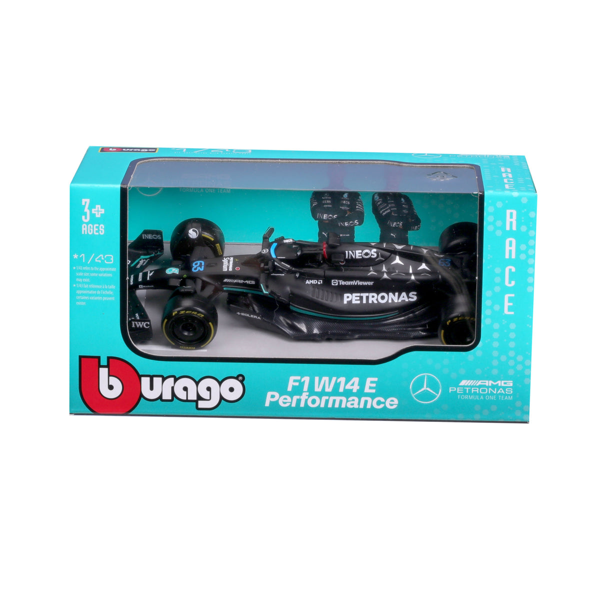 1:43 F1 MB W14 2023 RUSSELL IN DISPENSER