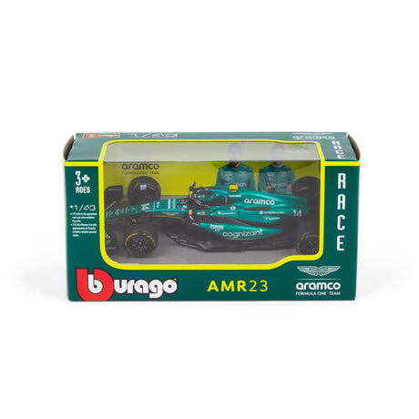 1:43 F1 ASTON MARTIN 2023 AMR23 ALONSO IN DISPENSER