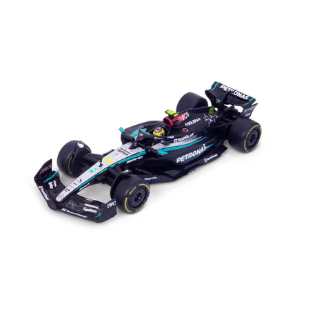 1:43 F1 MERCEDES AMG W15 2024 WITH HELMET HAMILTON