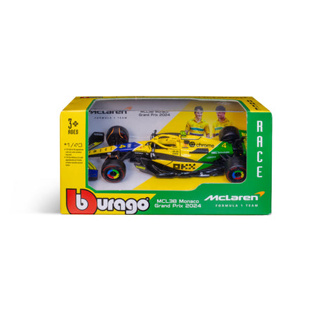 1:43 F1 MCLAREN MCL38 2024 NORRIS - SENNA LIVERY
