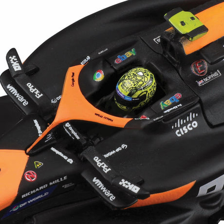 1:43 F1 MCLAREN MCL38 2024 WITH HELMET NORRIS