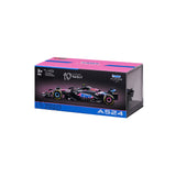 1:43 F1 BWT ALPINE F1 TEAM A524 2024 WITH HELMET GASLY