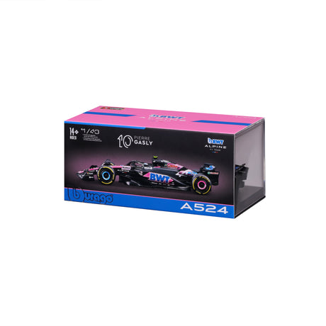 1:43 F1 BWT ALPINE F1 TEAM A524 2024 WITH HELMET GASLY