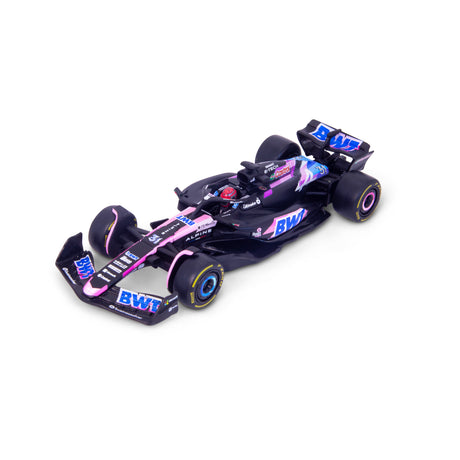 1:43 F1 BWT ALPINE F1 TEAM A524 2024 WITH HELMET OCON