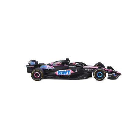1:43 F1 BWT ALPINE F1 TEAM A524 2024 WITH HELMET OCON