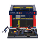 1:43 F1 RED BULL RACING RB20 2024 PIT PASS DIORAMA VERSTAPPEN