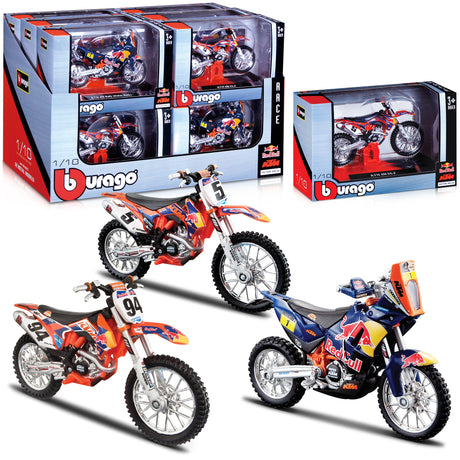 1:18 WRB KTM CYCLE - 12 PC DISPENSER