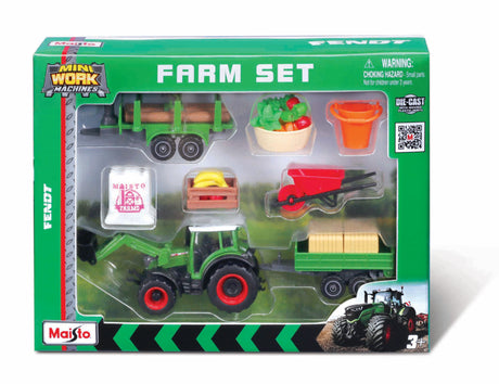 MINI WORKING MACHINES - FARM SET FENDT