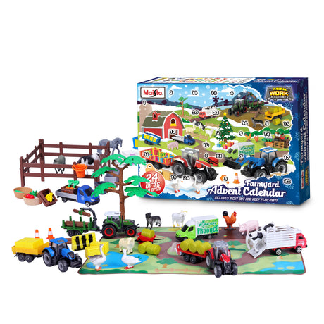 MINI WORKING MACHINES - FARM ADVENT CALENDAR