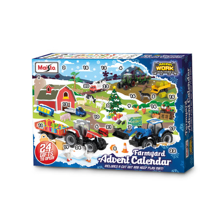 MINI WORKING MACHINES - FARM ADVENT CALENDAR