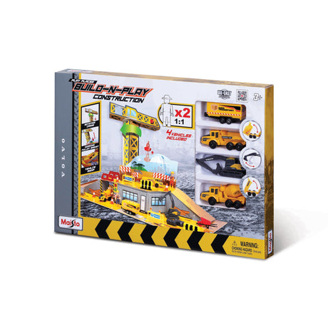 VOLVO BUILD-N-PLAY DELUXE PLAY SET
