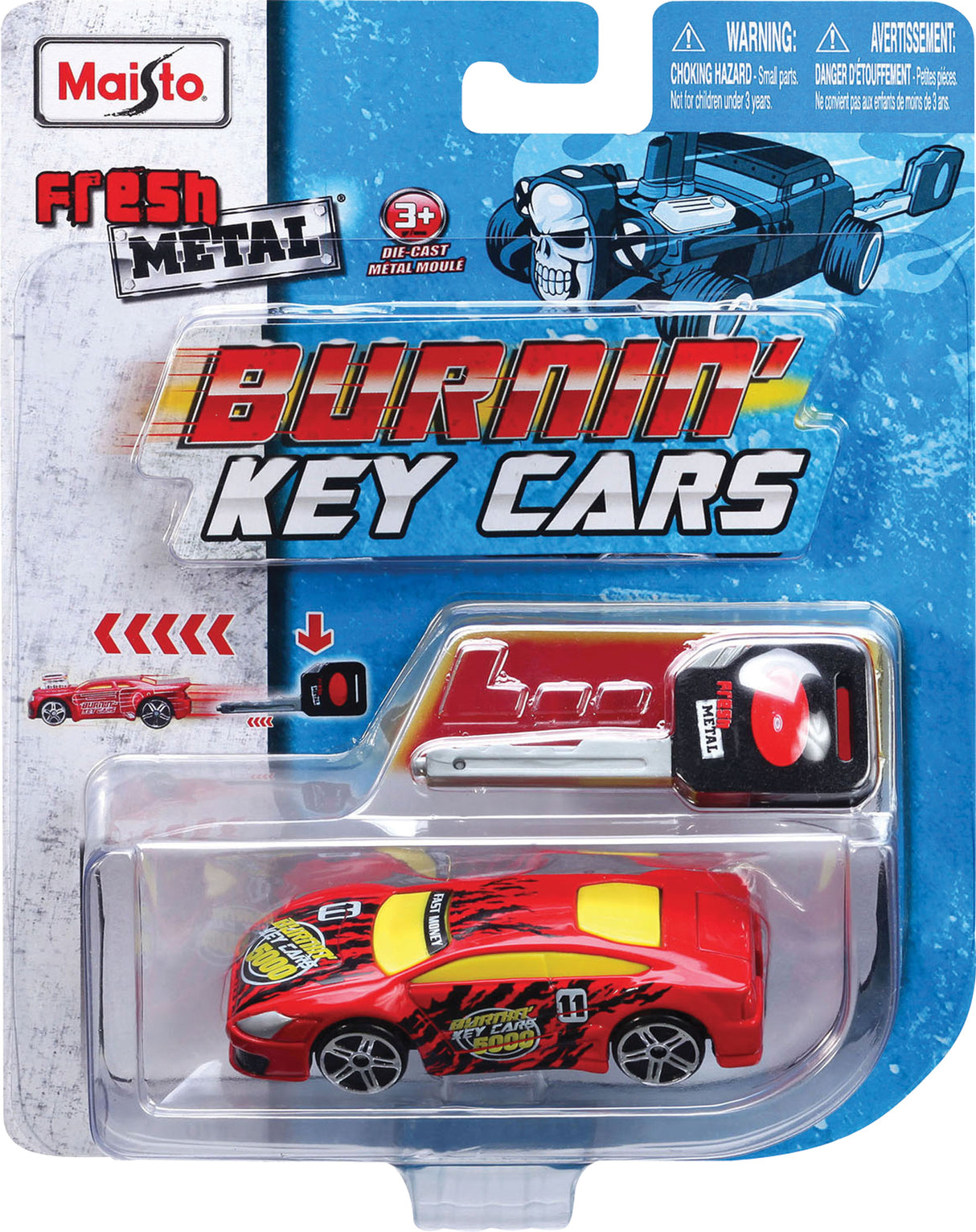 FRESH METAL BURNIN KEY CARS 24PC SELECTION